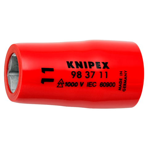 KNIPEX 43 mm Steckschlüsseleinsatz für Sechskantschrauben Mit Innenvierkant 3/8"