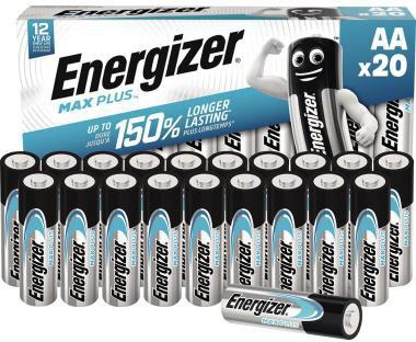 ENERGIZER Batterie Energizer® Max PlusT AA/Mignon LR6 Alkaline 1,5V 20 St./Pack.