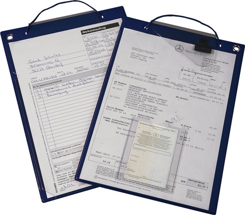 Auftragstasche m.Klettverschluss u.2 Fäc