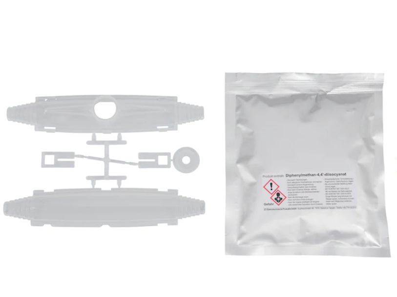 Gießharz-Verbindungsmuffe MU in verschiedenen Größen