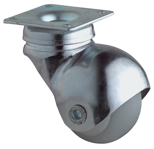 Kugellenkrolle D.40mm Trgf.30kg m.Platte