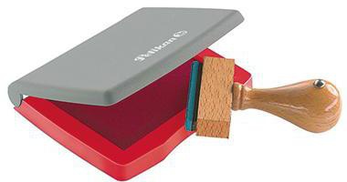 PELIKAN Stempelkissen Pelikan 3E Gummistempel Polymerstempel 70 x 50 mm (B x H) rot