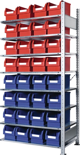 Steckregal H2000xB1000xT400mm Anbauregal