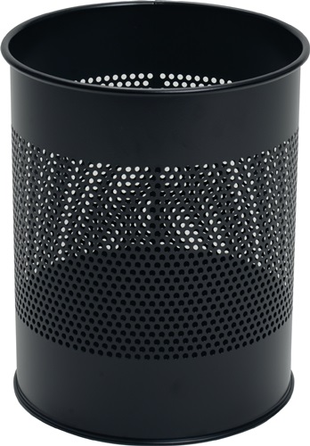 Papierkorb 15l H315xØ260mm m.Lochraster