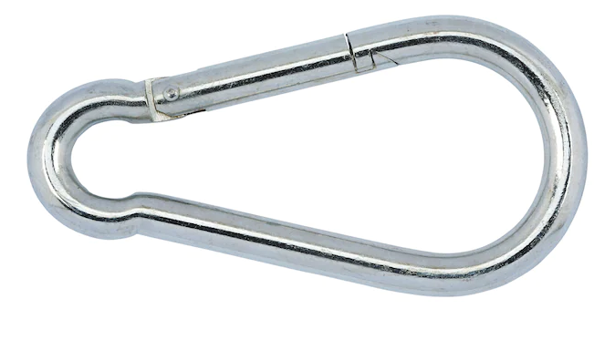 Karabinerhaken Stahl verzinkt