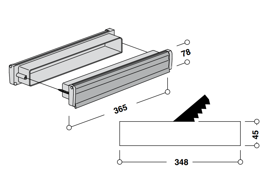 Briefeinwurf 3230 im Set (Rahmenteil und Klappe innen Cremeweiß / Rahmenteil außen Cremeweiß, Klappe außen EVI)