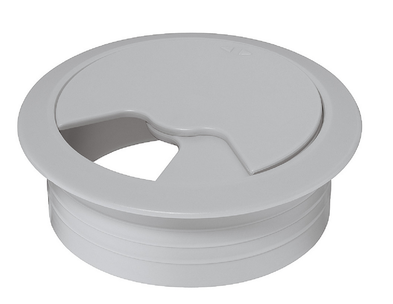 Ø 60 mm Kabeldurchlass, rund, 71 oder 91 mm I Lichgrau