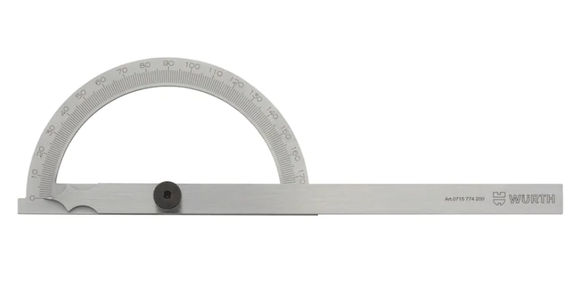 80 mm Präzisions-Gradmesser verchromt