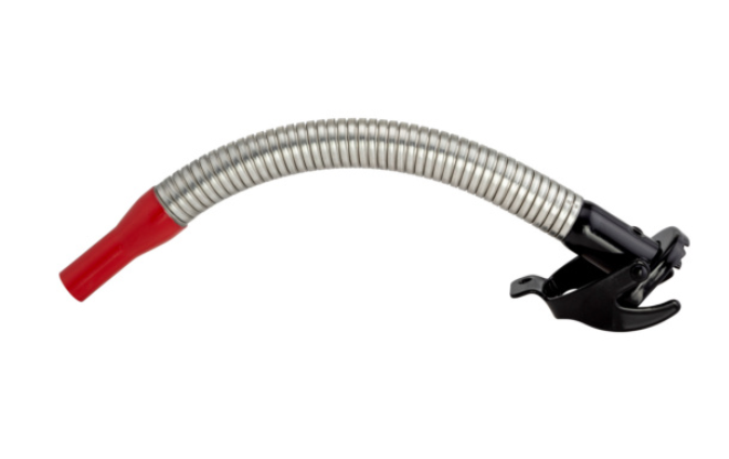 Ausgießer mit flexiblen Metallrohr (ROT)