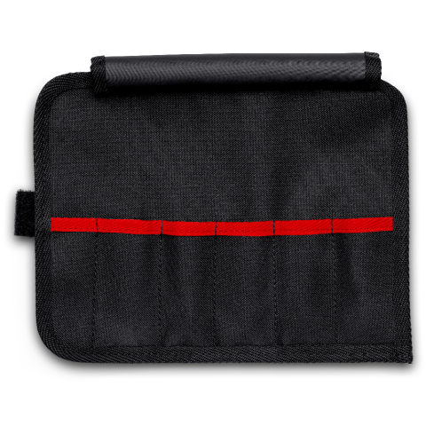 5 Fächer Werkzeug-Rolltasche für isolierte Pinzetten von Knipex
