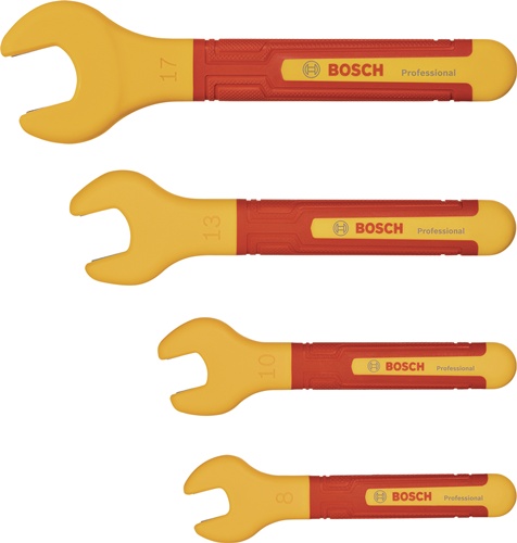 BOSCH Einmaulschlüssel-Satz  4-teilig 8-17 mm