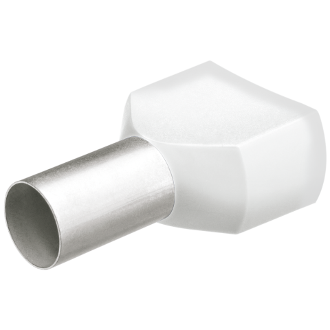 2 x 0,5 mm² KNIPEX Twin-Aderendhülsen Mit Kunststoffkragen