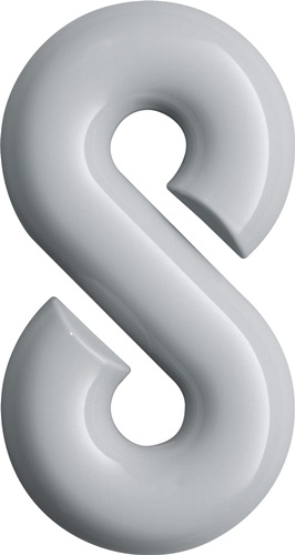 Hausnummer Ziffer 8 Spezial-Polyamid 90