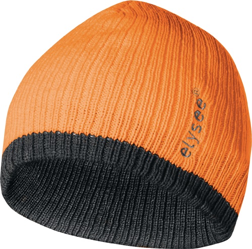 Strickmütze Georg univ.orange/grau ELYSE