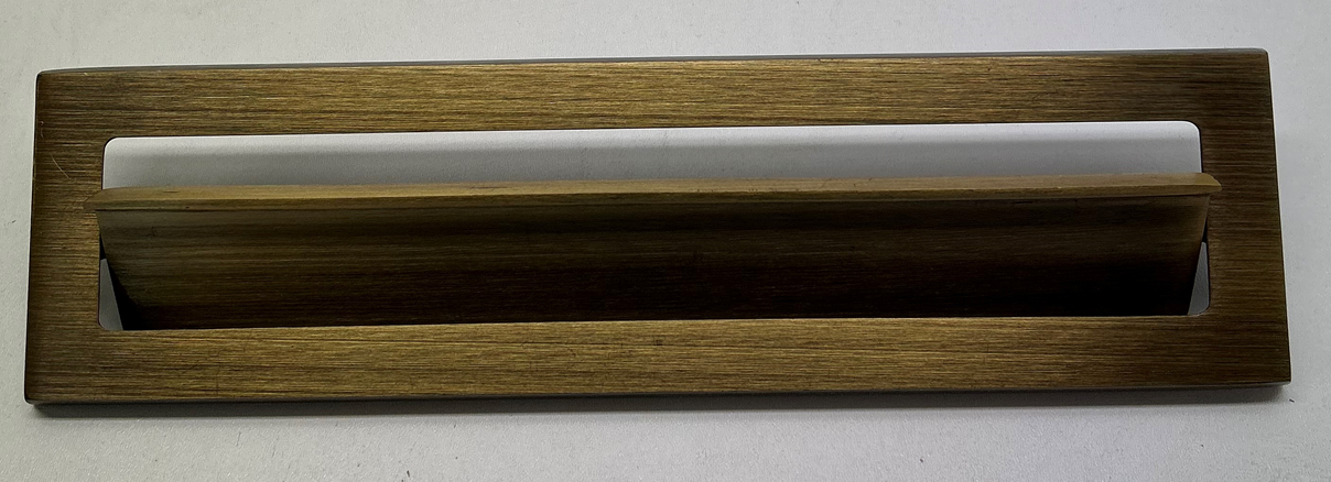 Briefkastenschlitz Außeneinwurfklappe Bronze I LL4063