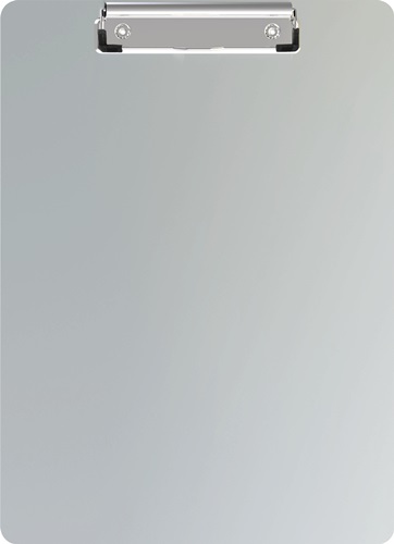 Klemmbrett Alu.m.Magnetband DIN A4 silbe