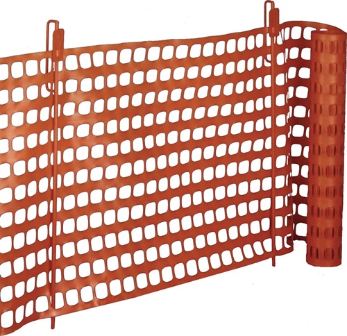 Fangzaun Thermoplast L.50m H.1m verkehrs