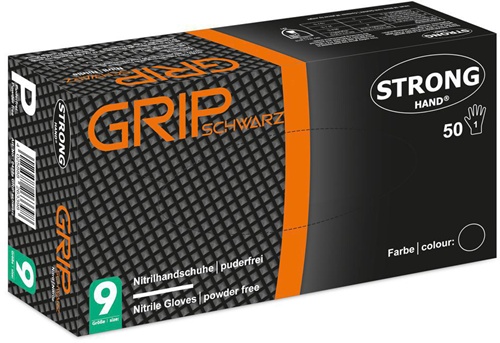 Einw.-Handsch.Grip Schwarz Gr.10 schwarz