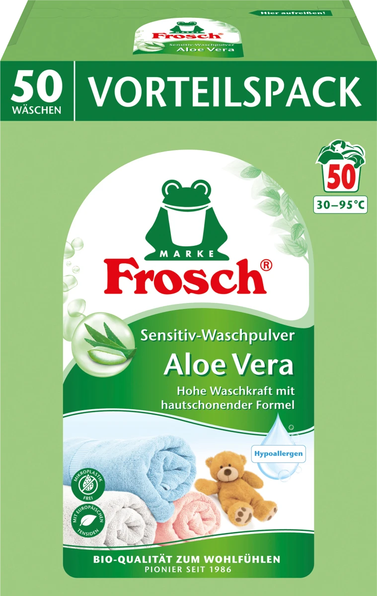 Sensitiv-Waschpulver Aloe Vera von Frosch