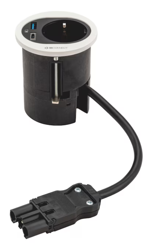 Einbausteckdose EST-11 I 3 Anschlüsse