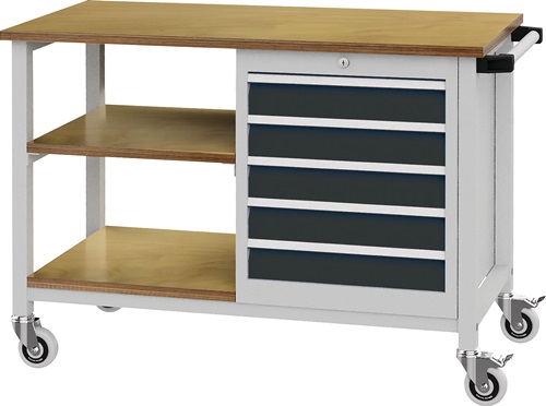 Werkbank B1200xT540xH880mm Buche Multipl