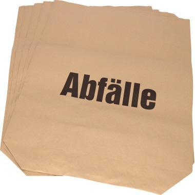 NEUTRALWARE Müllsack 70 x 95+20 cm (B x H) 120l Papier natronbraun 25 St./Pack.