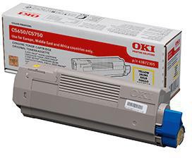 OKI Toner OKI Originalzubehör 43872305 ca. 2.000 Seiten gelb