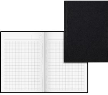 KÖNIG & EBHARDT Notizbuch König & Ebhardt DIN A5 kariert schwarz 96 Bl.