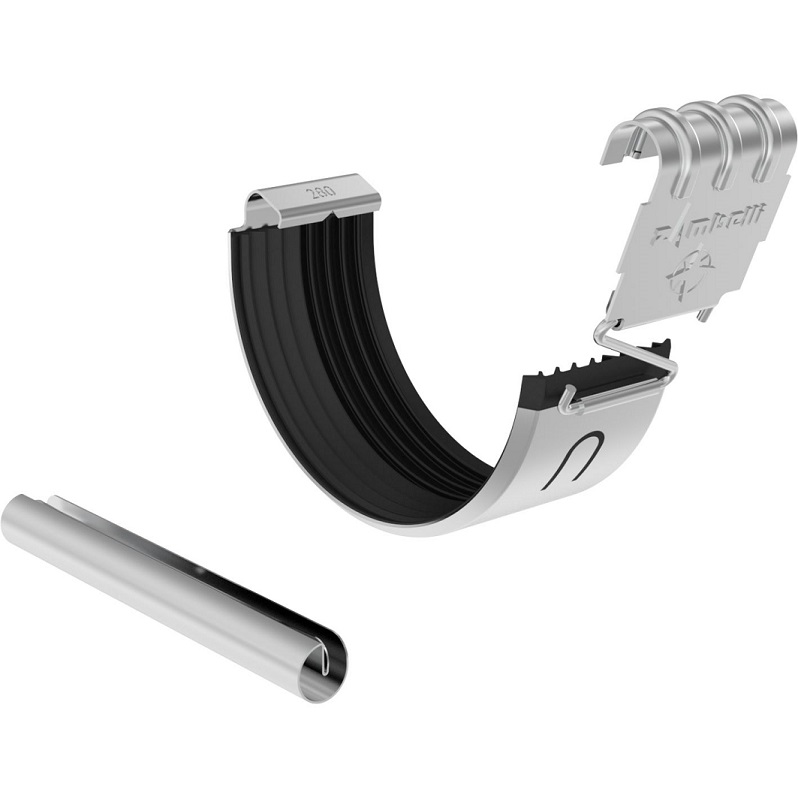 Rinnenverbinder für 7 tlg. Dachrinne halbrund Zink VE 1 st