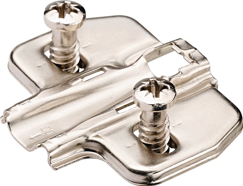 HETTICH Kreuzmontageplatte  Stahl vernickelt 0 mm