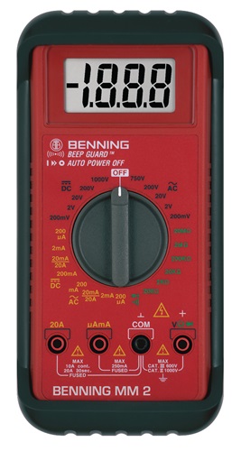 Multimeter MM 2 0,1 mV – 600V AC/DC RMS