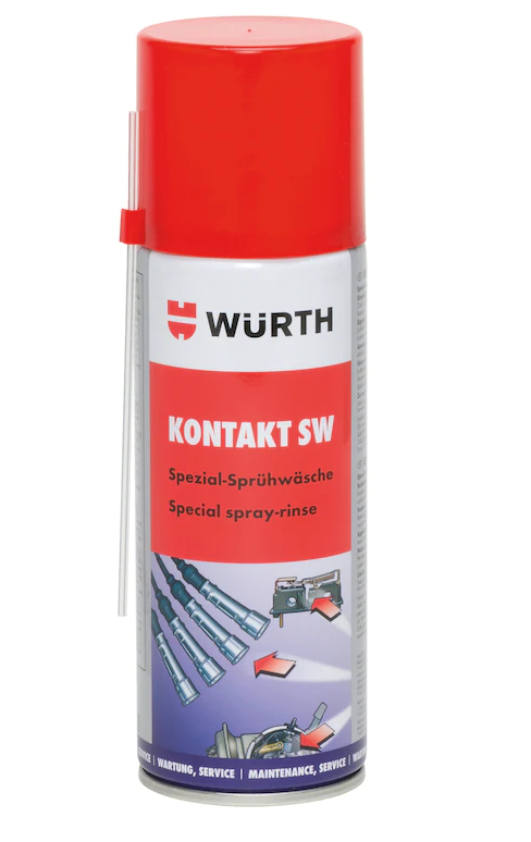 Kontaktspray SW von Würth in der praktischen 200ml Sprühdose