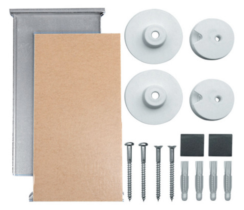 Druckknopfspiegelbefestigung zum Kleben bis 1,6qm Spiegelfläche