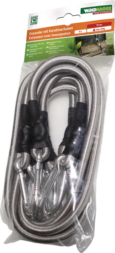 Expanderseil 4 Expander u.8 Karab.L.70cm
