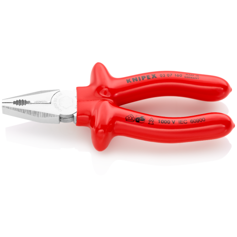 KNIPEX 160 mm Kombizange tauchisoliert, VDE-geprüft