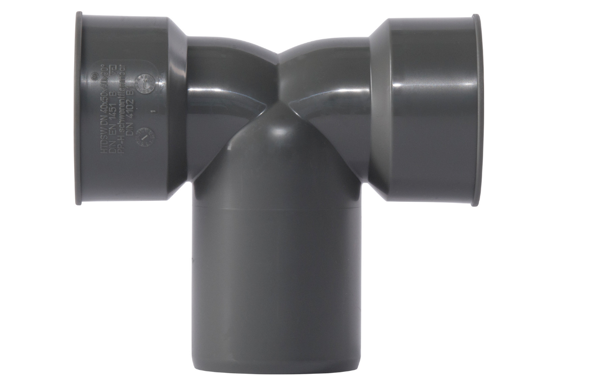 Doppelsiphonwinkel DN 40-50-40 90°
