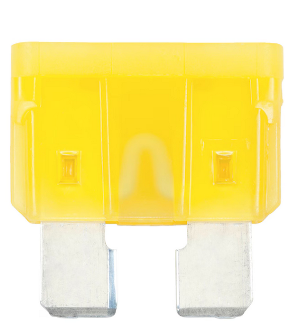 Flachstecksicherung ATO Silver 20 A I Gelb
