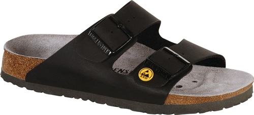 BIRKENSTOCK Sandale Arizona ESD Größe 38 W. Schmal schwarz Obermaterial: Birko-Flor®