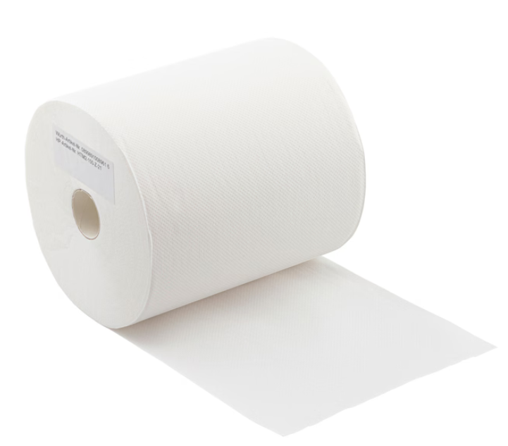 Papier-Handtuchrolle aus Zellstoff 2-lagig