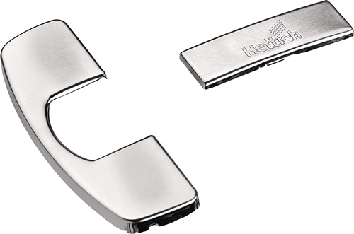HETTICH Abdeckkappe Stahl vernickelt 2-Set Sensys Scharniere