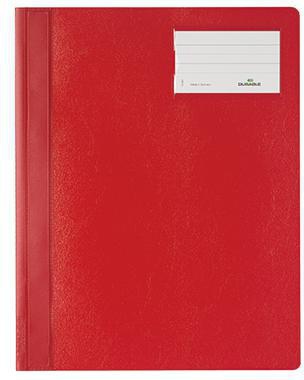 DURABLE Schnellhefter DURABLE DIN A4 Überbreite Hartfolie rot DURABLE DIN A4 Überbreite Hartfolie rot