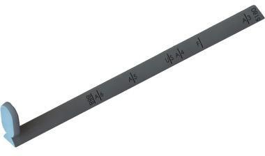 LEITZ Anschlagschiene Leitz Leitz Locher 5180 Kunststoff ABS dunkelgrau