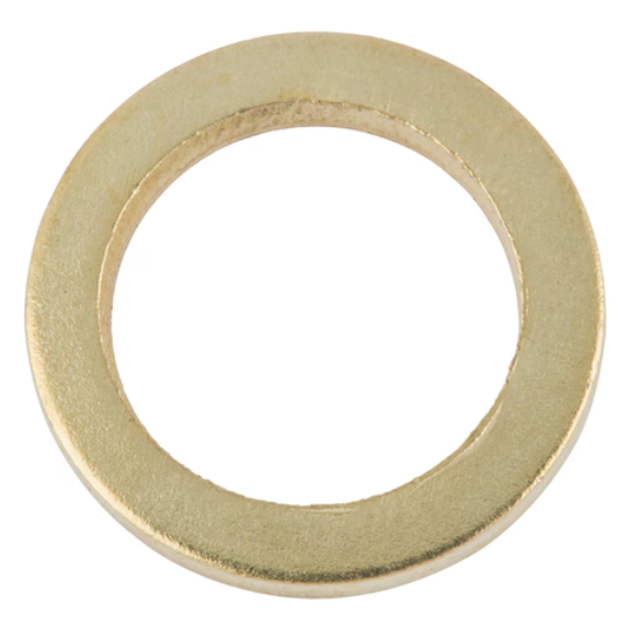 Ø 10/16 mm Fitschenring Stahl vermessingt