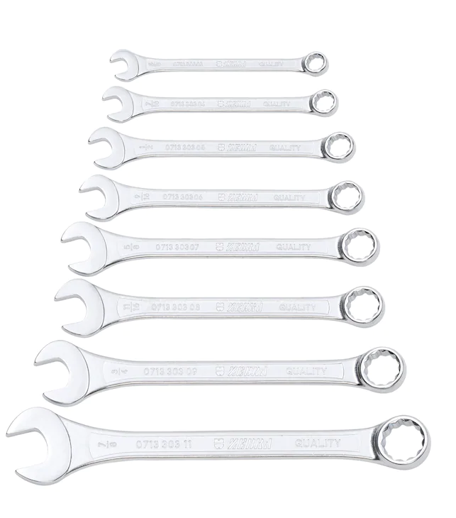 8.-tlg. Ringmaulschlüssel Sortiment kurze Form