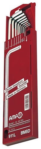 Winkelschraubendrehersatz 911L-BM8D 8-tl