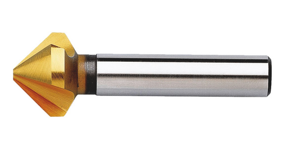 Ø 10,4 mm Kegelsenker, 90°, TiN DIN 335C