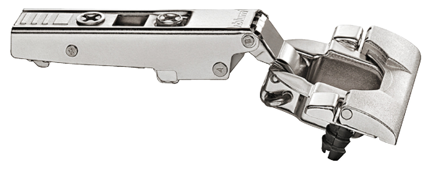 Topfscharnier, Blum Clip Top 110°, Eckanschlag, mit Schließautomatik, ohne Schließdämpfung