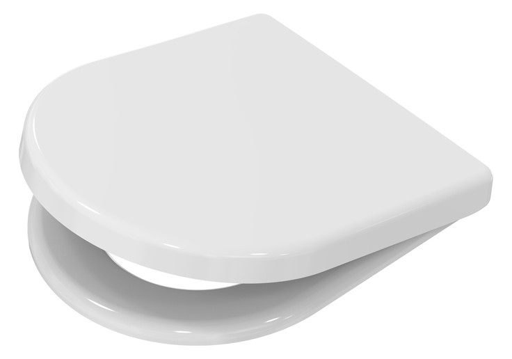 sanibel WC-Sitz mit Deckel Edelstahl-Steckbefestigung