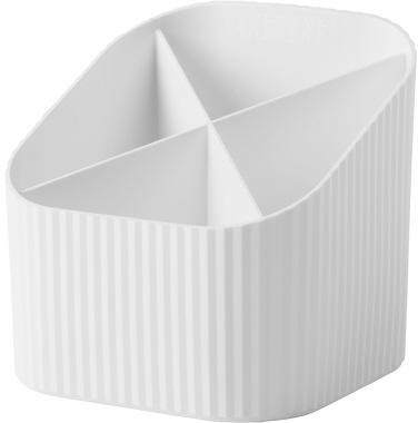HAN Stifteköcher HAN Re-X-LOOP 11,1 x 10,5 x 11,1 cm (B x H x T) Polypropylen 100 % recycelt weiß