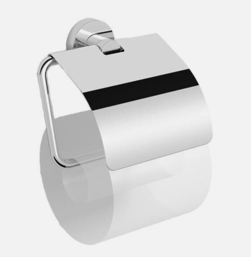 Sanibel 1001-Papierhalter A23 mit Deckel verchromt